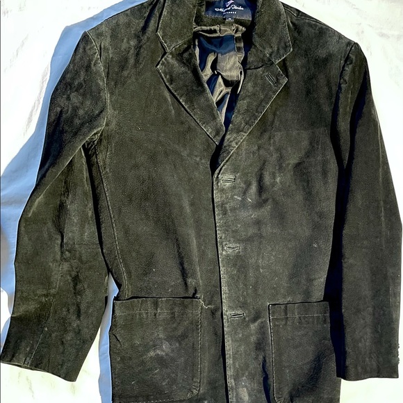 Men’s Newport Harbor washable suede jacket
